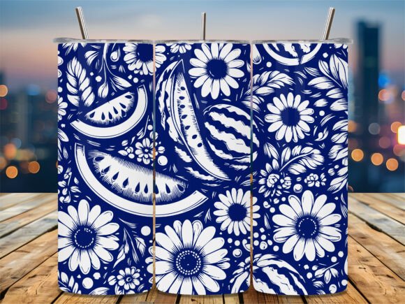 Daisy Floral Watermelon
