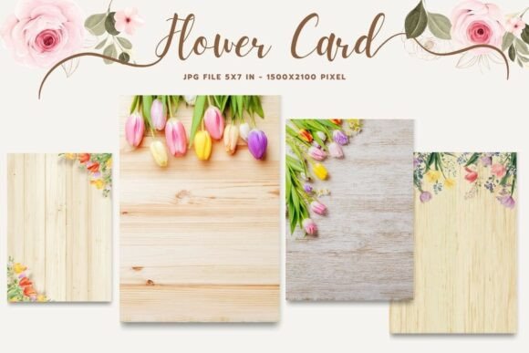 Flower Card Floral Greeting Postcard_19