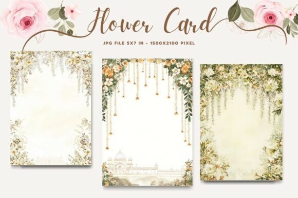 Flower Card Floral Greeting Postcard_41
